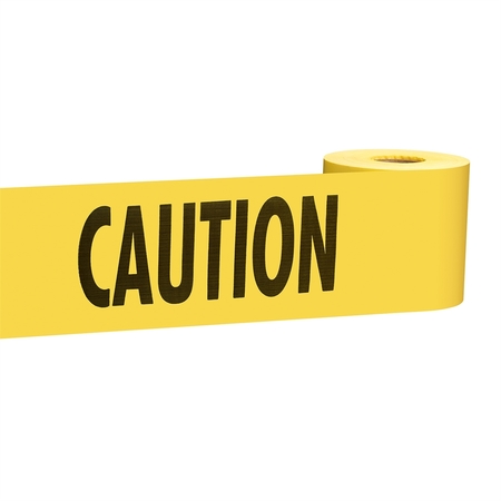 MILWAUKEE TOOL 300' Yellow Standard Barricade Tape-Caution 71-0301